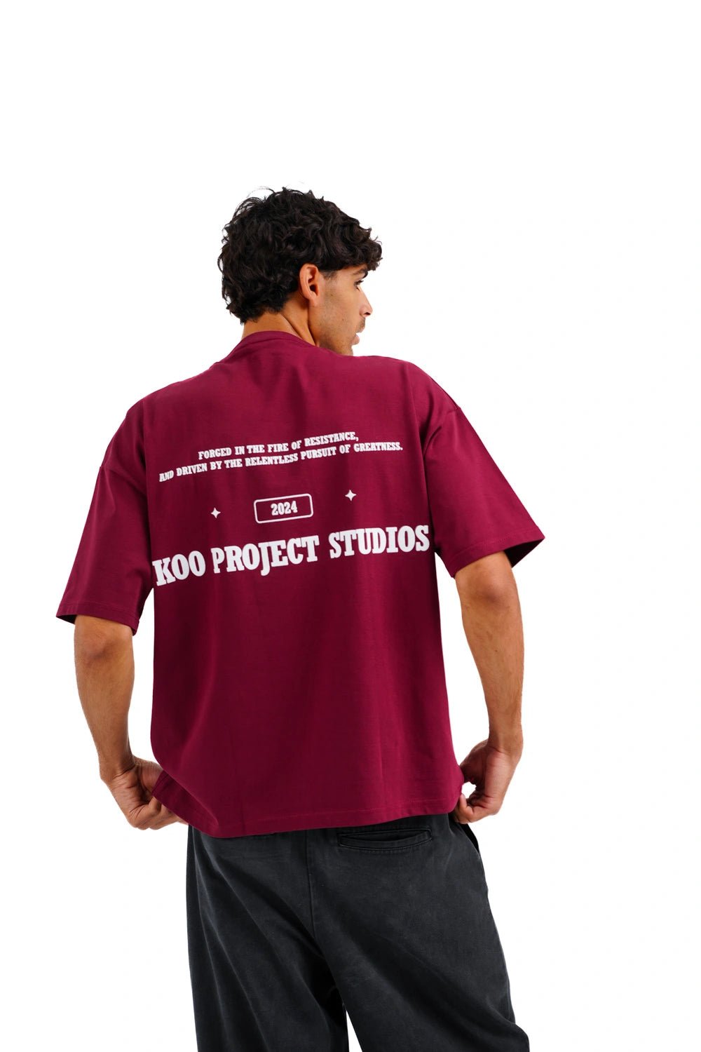 KOO PROJECT FIRE WORDS TEE - KOO PROJECT®