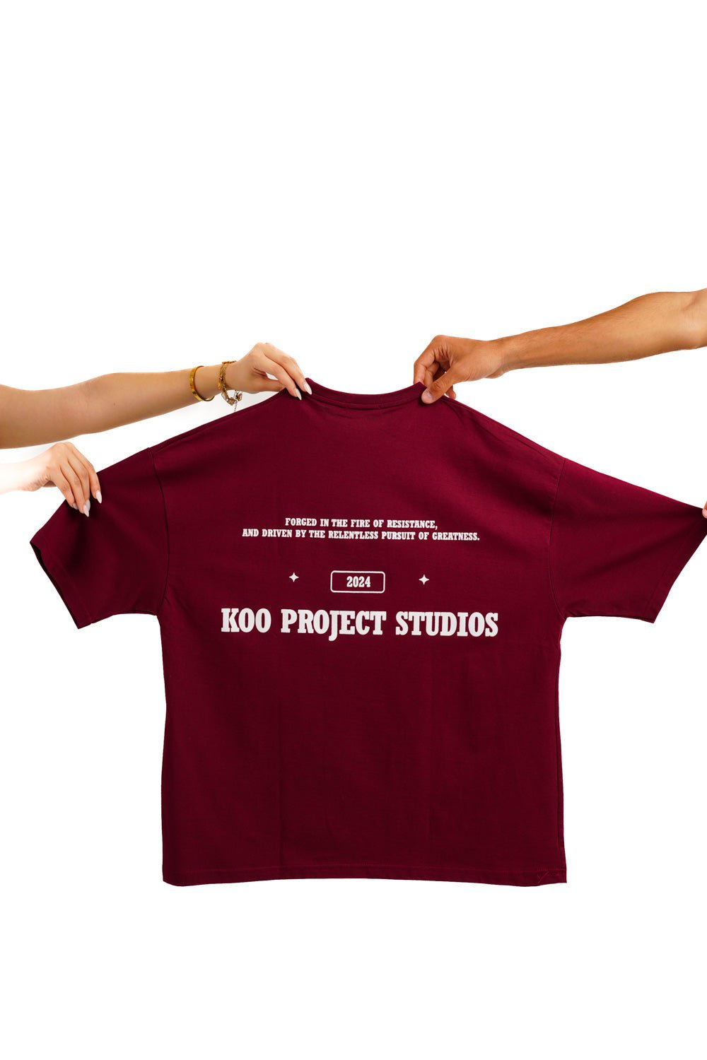 KOO PROJECT FIRE WORDS TEE - KOO PROJECT®